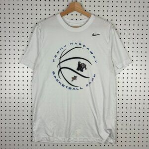Memphis Tiger Basketball Nike Shirt Medium 1 Cent Penny Hardaway Team Camp White